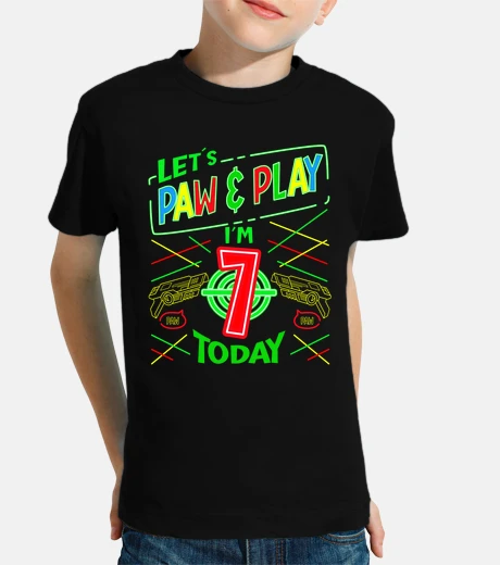 Ropa lets paw play im 7 years laser tag