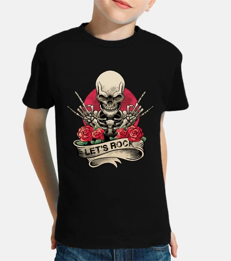 Ropa lets rock rock n roll skeleton hand vin