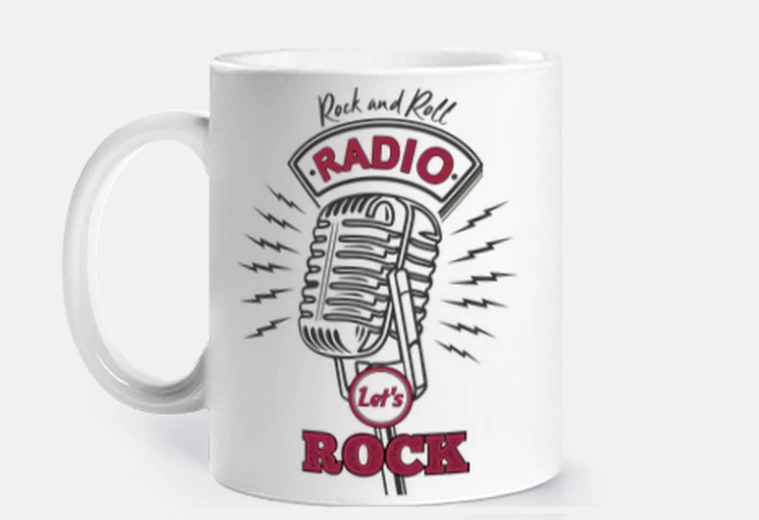 Cup lets rock white