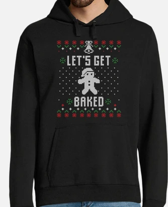 Let's get baked ugly christmas sweater best sale