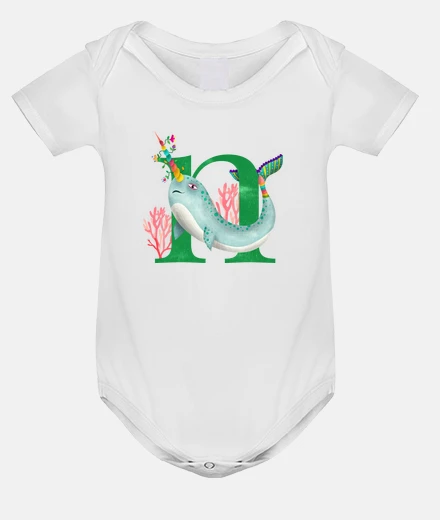 Kids letter n baby bodysuit