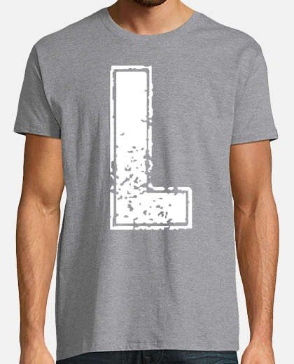 T-shirt lettera l college
