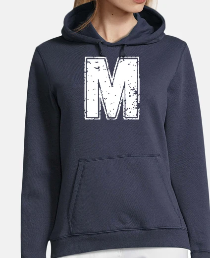 Felpa lettera m college