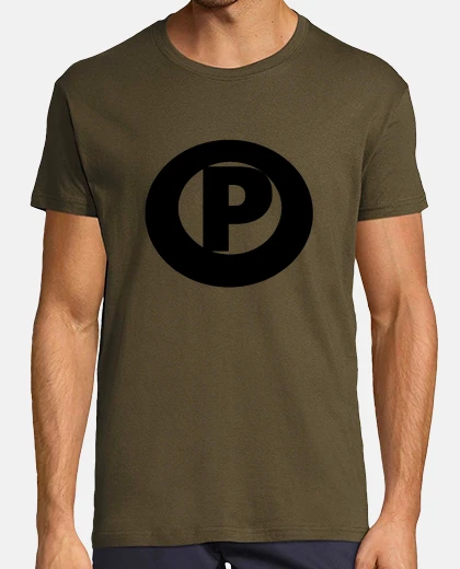 T-shirt lettera p