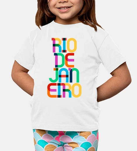 Abbigliamento lettere pop art di rio de janeiro brasi