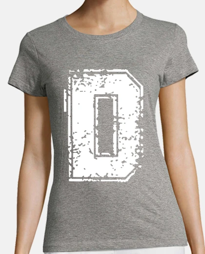 Tee-shirt lettre d collège