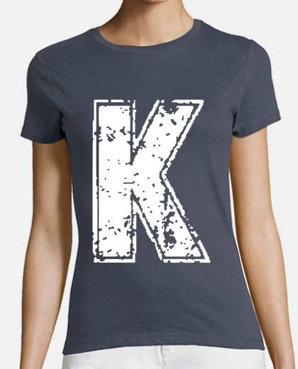 Tee-shirt lettre k collège