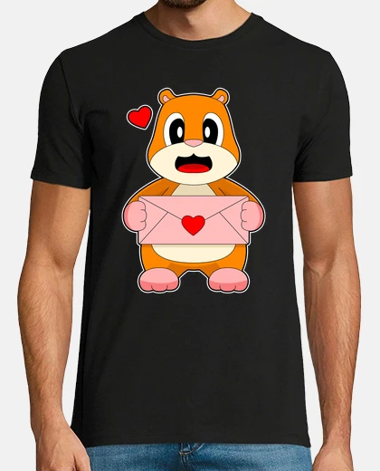 Tee-shirt lettre love du hamster