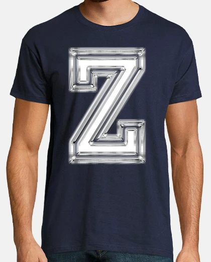 Tee-shirt lettre z blanche