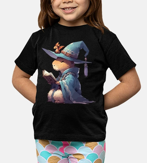 Abbigliamento lettura capibara libro fantasy drago