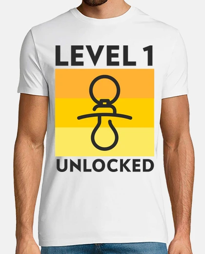 Tee-shirt Level 1 unlocked birthday anniversaire