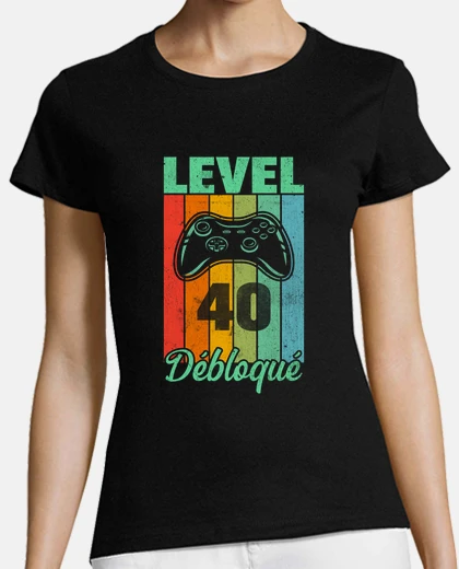 Tee-shirt Level 40 débloqué