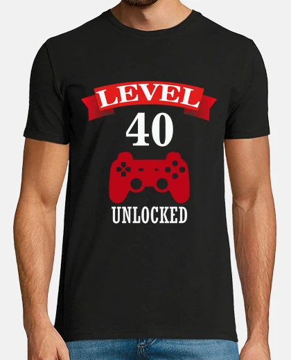 Camiseta level 40 edad