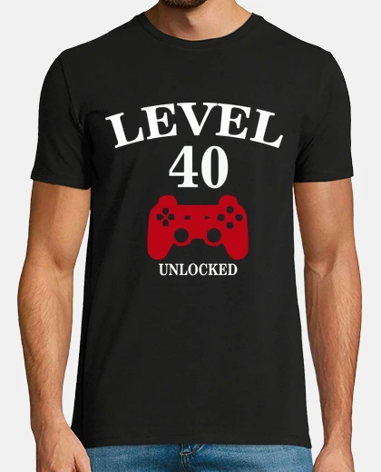Camiseta level 40 edad