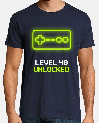 Camiseta Level 40 Unlocked