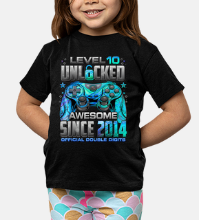 Level 10 Unlocked Awesome Since 2014 10