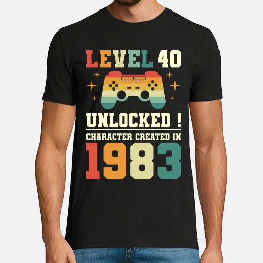 level 40 unlocked 40th birthday gamer