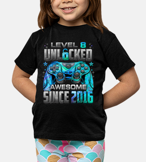 Level 8 Unlocked Awesome Since 2016 8th