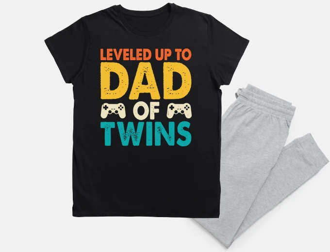 Pyjama leveled up to dad of twins