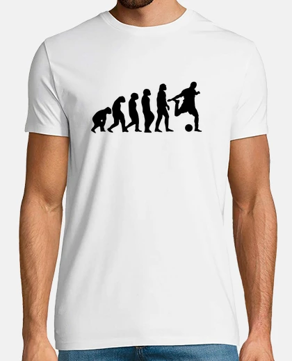 Tee-shirt l'évolution de football