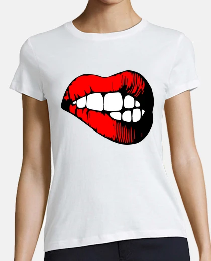 Tee-shirt lèvres dents