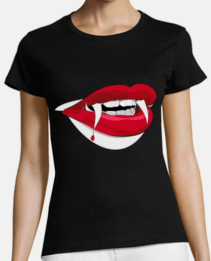 Tee-shirt lèvres vamp