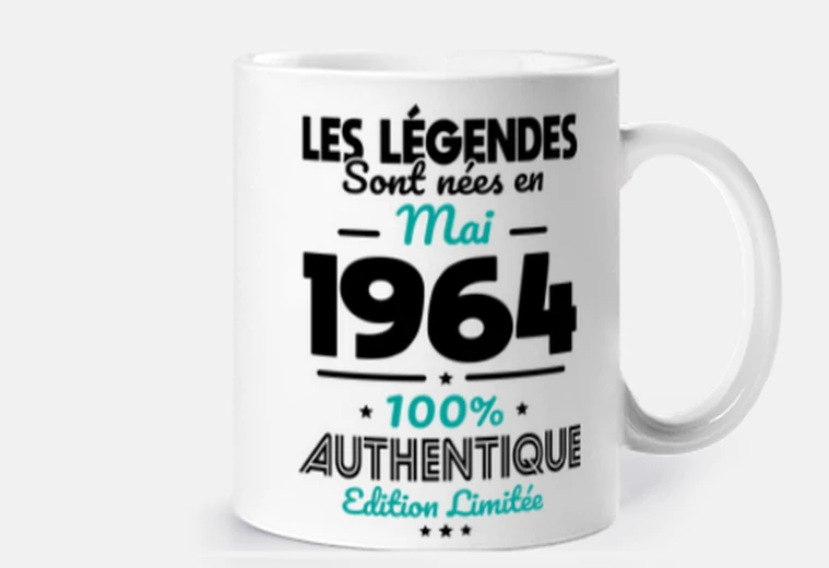 Taza Leyendas de 60 años nacidas en mayo de 
