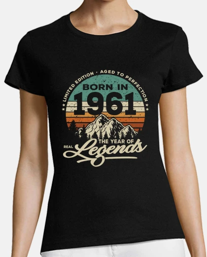 Playera Leyendas reales nacen en 1961