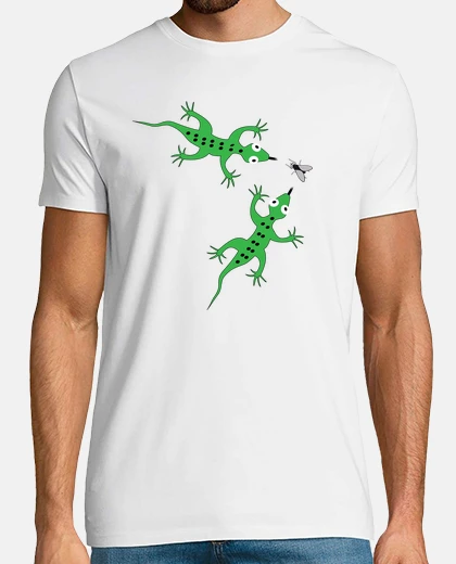 Tee-shirt lézards - mouche
