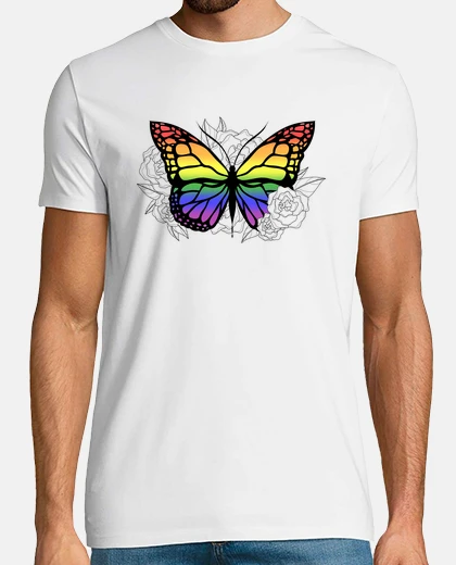 T-shirt lgbt butterfly