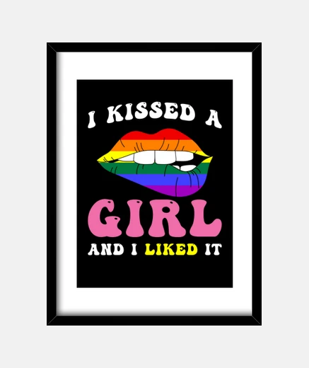 Quadro lgbtq lesbica dicendo