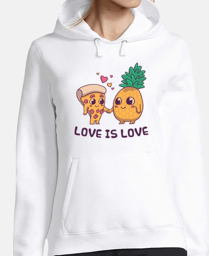 Sweat lgtb love pizza avec sweatshirt ananas