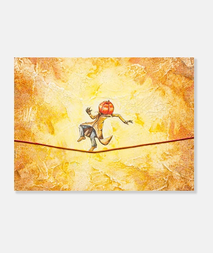 Tableau l'homme de citrouille