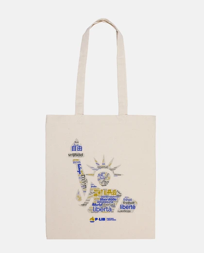 Borsa libertà multilingue - borsa