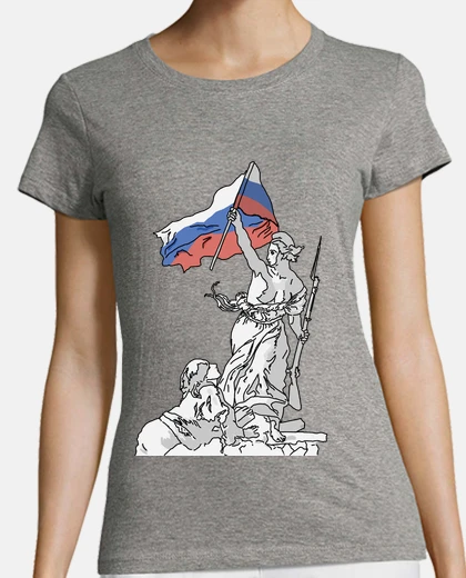 Playera libertad rus-ru - mujer