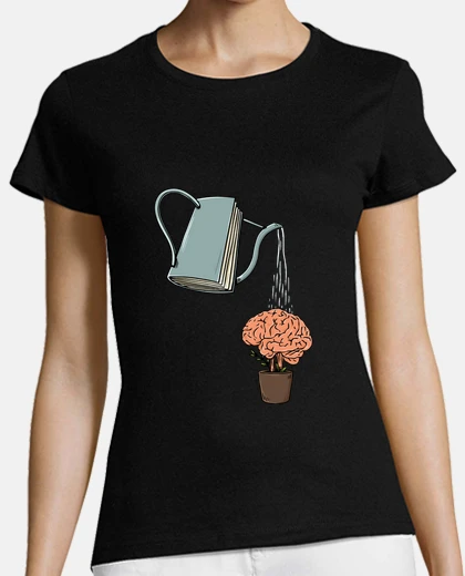 Camiseta libros de lectura diseños nerd para un