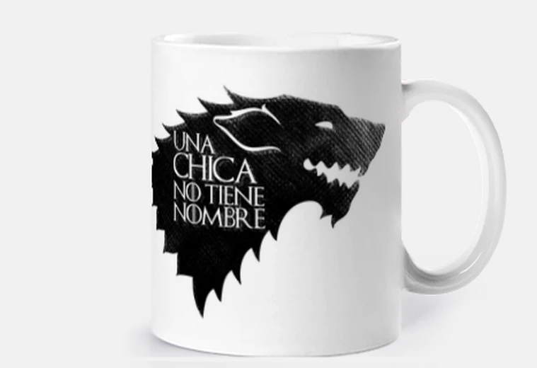 Taza Libros y Novelas Juego de tronos Arya