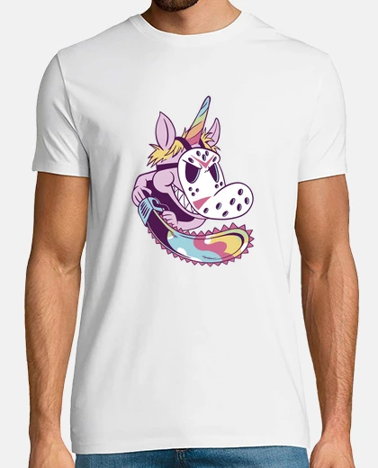 Tee-shirt Licorne folle avec des motos ierra