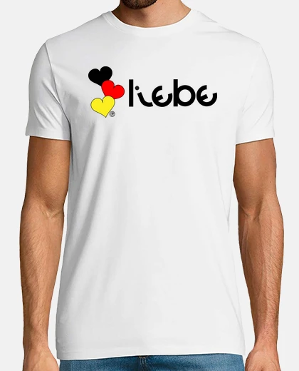 Tee-shirt liebe - amour (allemand)