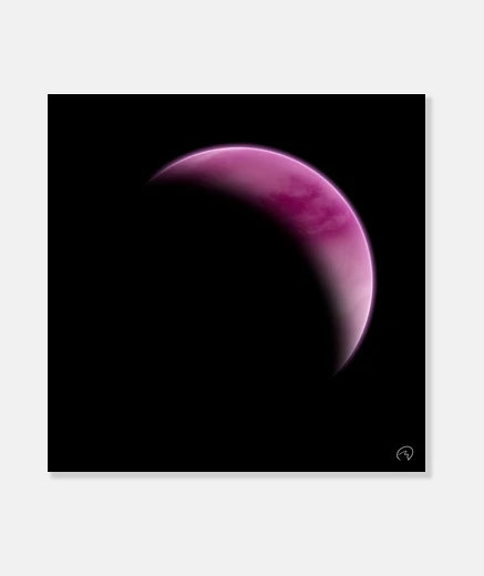 Lienzo Lienzo Luna purpura