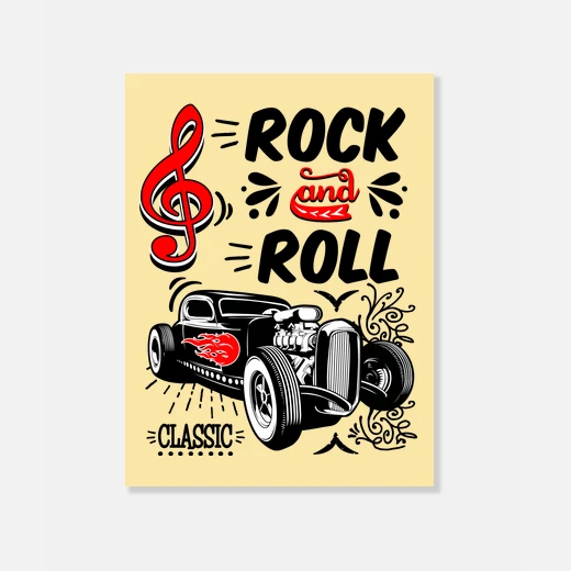 Lienzo rockabilly hot rod classic cars 50s 60s 70s old school hotrod ...