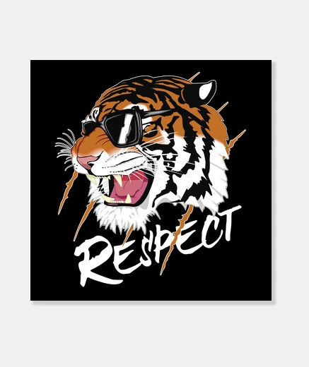 Lienzo Lienzo Tigre Animales Felinos Respeto Selva Tiger Tigresa