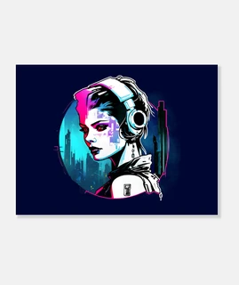Lienzo Horizontal Future Woman