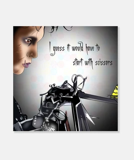 Lienzo Scissorhands
