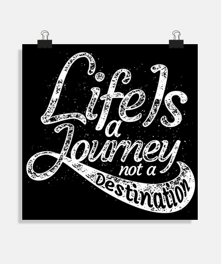 Poster life is a journey