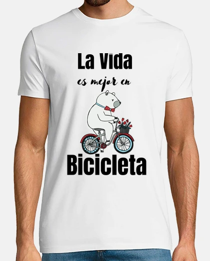 T-shirt life is better by bike