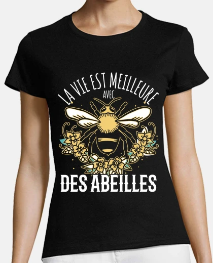 T-shirt life is better with bees