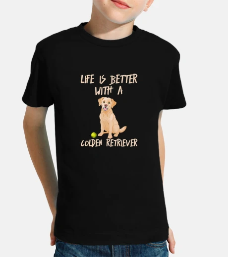 Kids Life Is Better With Golden Retriever