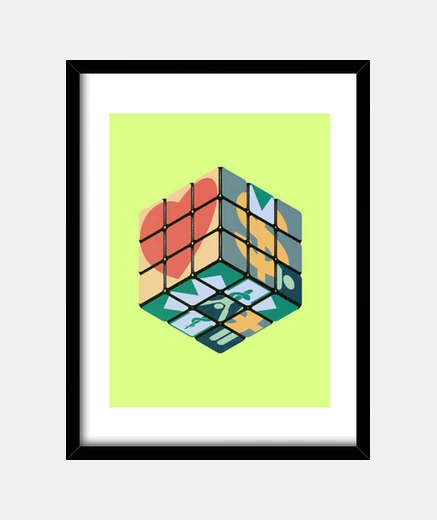 Framed life is tricky - frame with vertical black frame 3-4