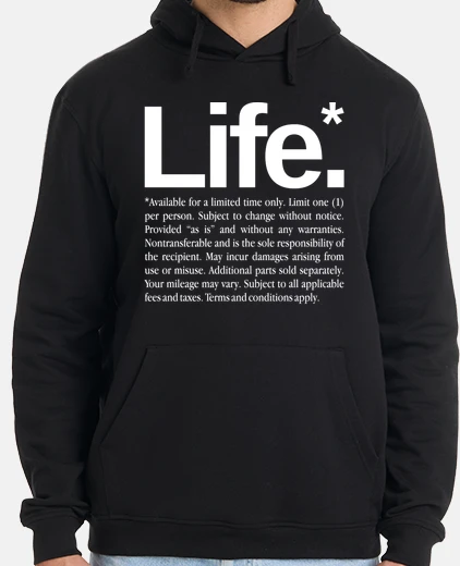 Sudadera Life (oscura)